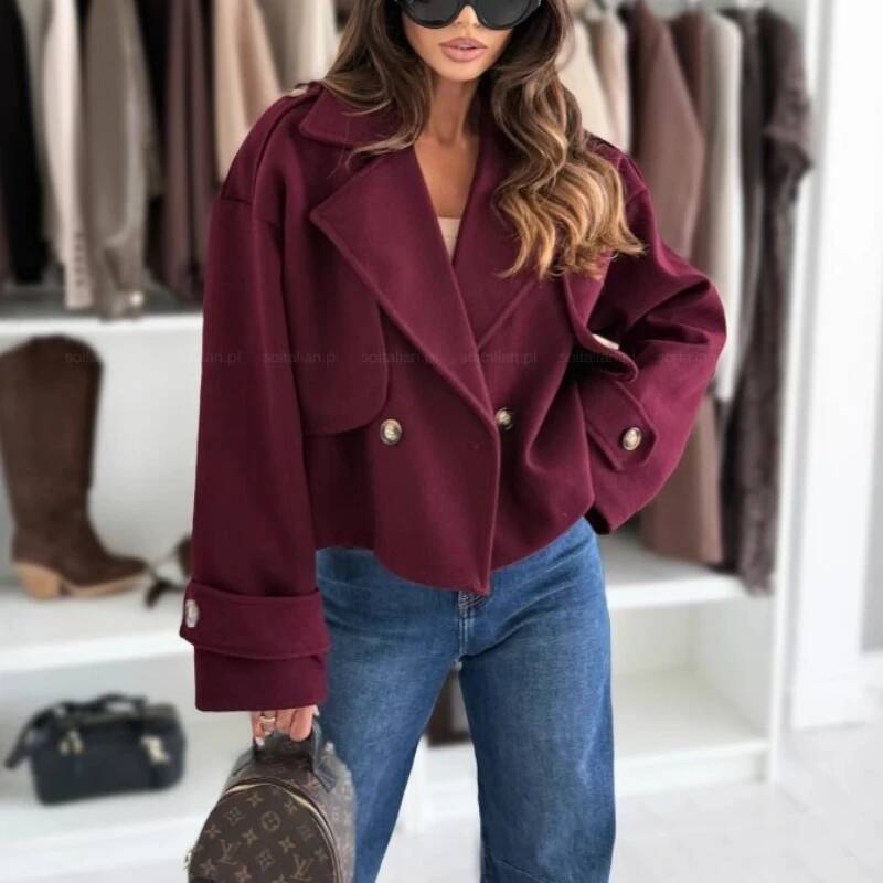 Jaket Atasan Wanita Gaya Kasua - Street Fashion Taiwan ulasan dan harga