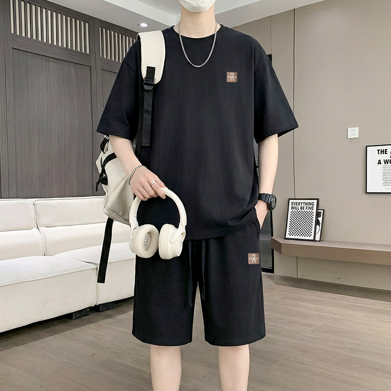 【T-Shirt + Celana Pendek 5-Poi - Street For Fashion ulasan dan harga