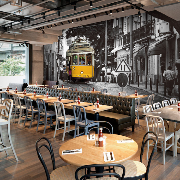 Latar belakang mural pemandang - Street Fashion Wallpaper ulasan dan harga