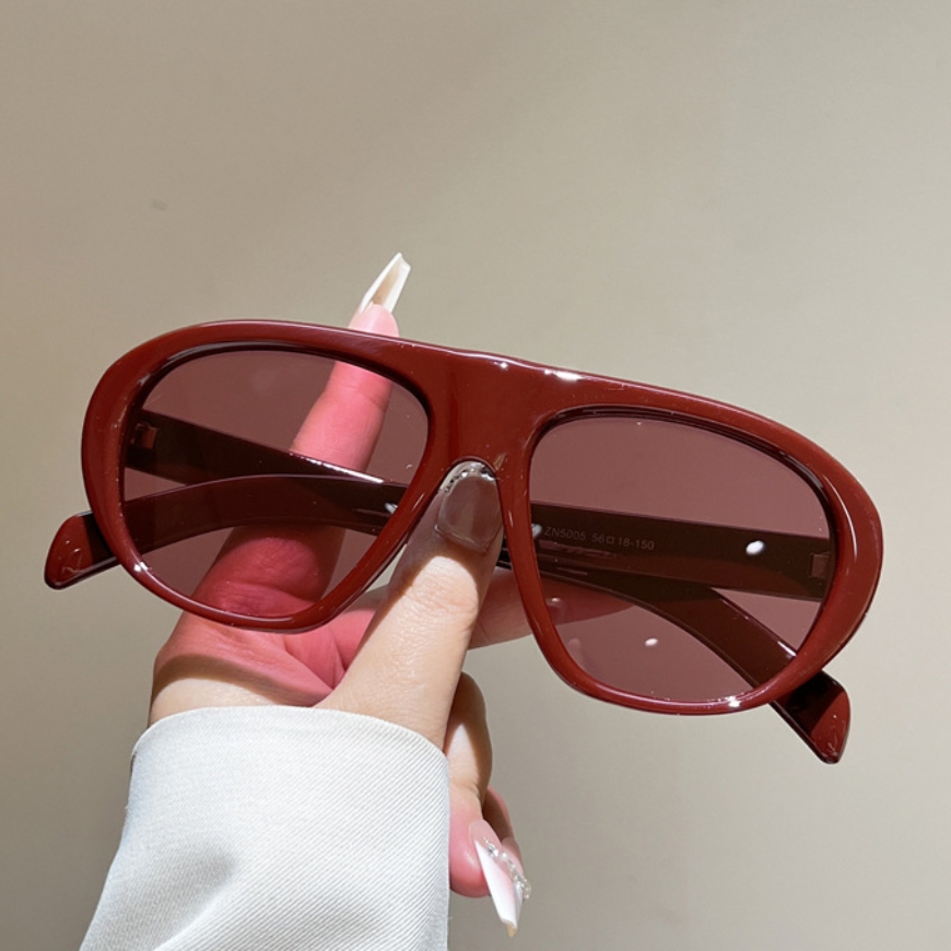 Kacamata Pilot Oversize Baru W - Street Fashion Glasses ulasan dan harga