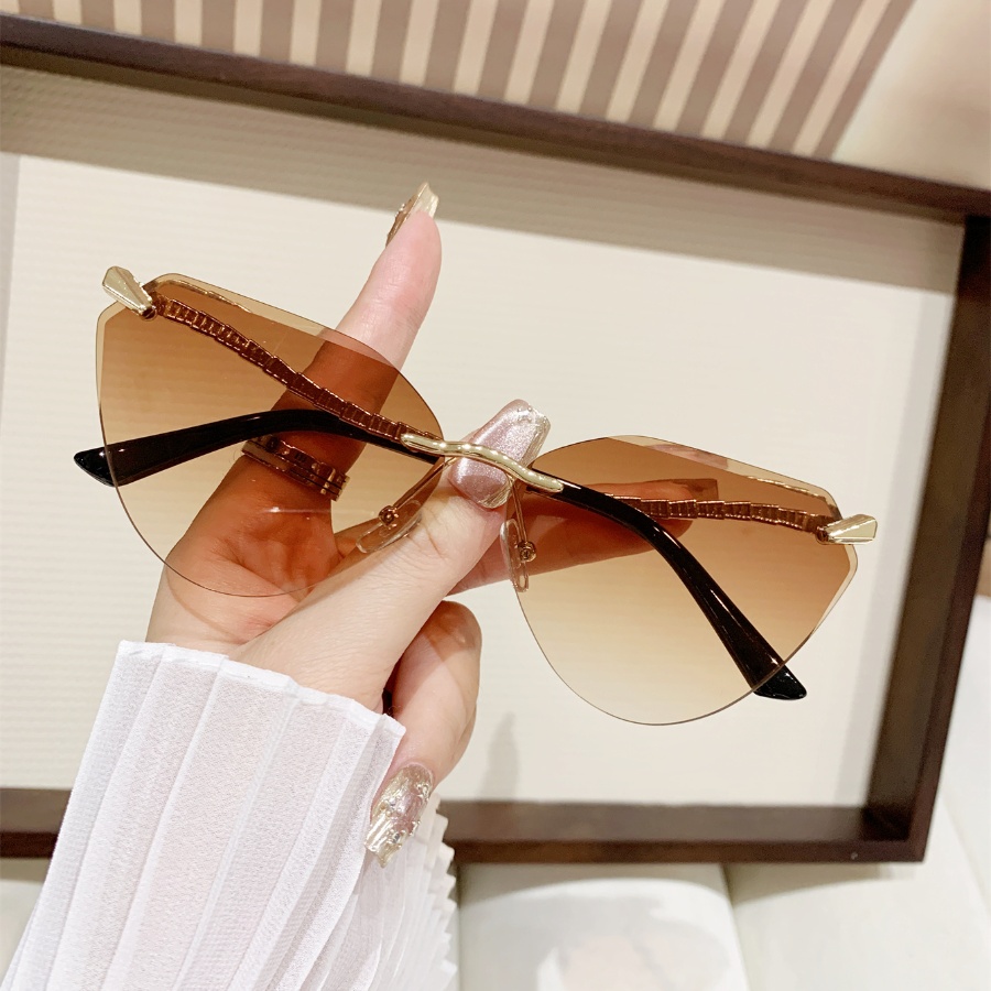 1Pc Kacamata Fashion Wanita Ga - Street Fashion Glasses ulasan dan harga