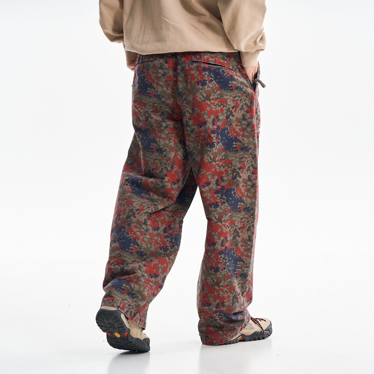 Celana Kargo Katun Cetak Berku - Street Fashion Baggy ulasan dan harga