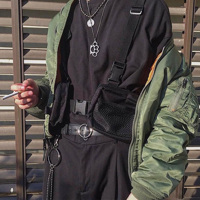 Tas Dada Street Trend Hip Hop  - Street Fashion Baggy ulasan dan harga